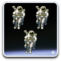 People in Space widget screenshot