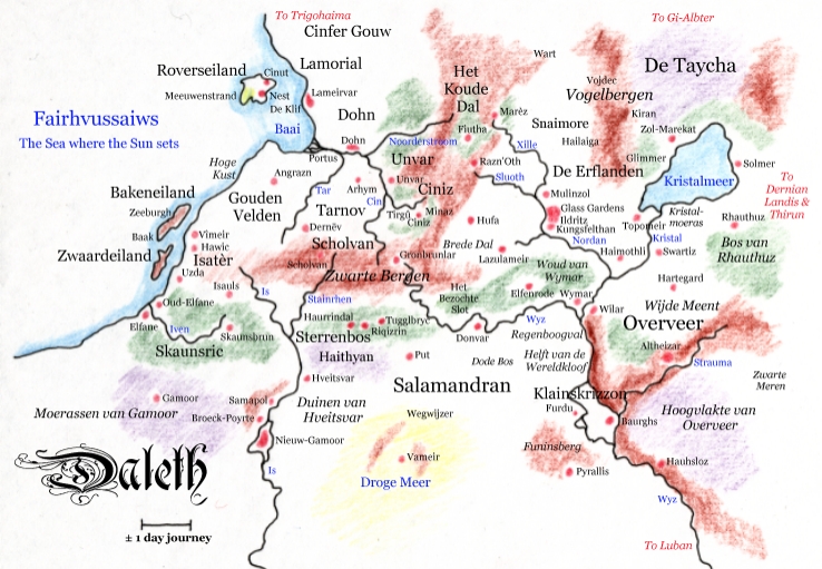 Map of Daleth - Click to view the map in a new window