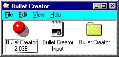 image/gif; 6.104 bytes; 244x117x8; Bullet Creator shortcuts.